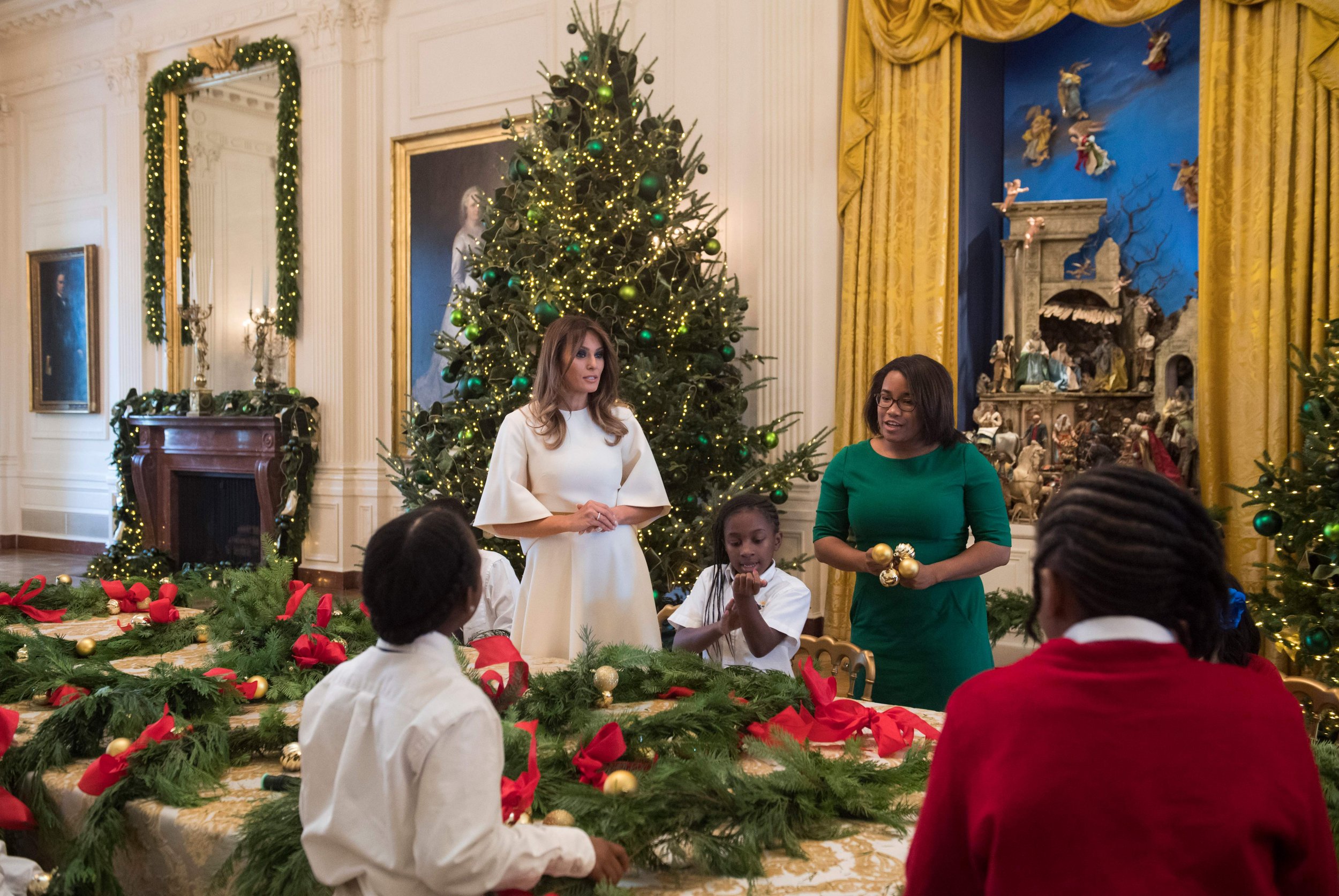 The White House Reveals Its Christmas Decorations Melania Trump