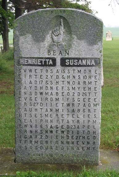 Tombstone Made Of Glass Panes Famous Unique Grave Stones