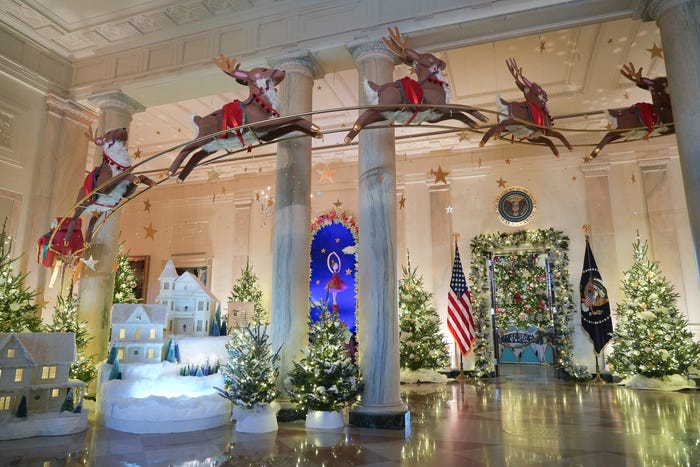 Tour Of White House Christmas Decorations 2024 Katie Ronnica