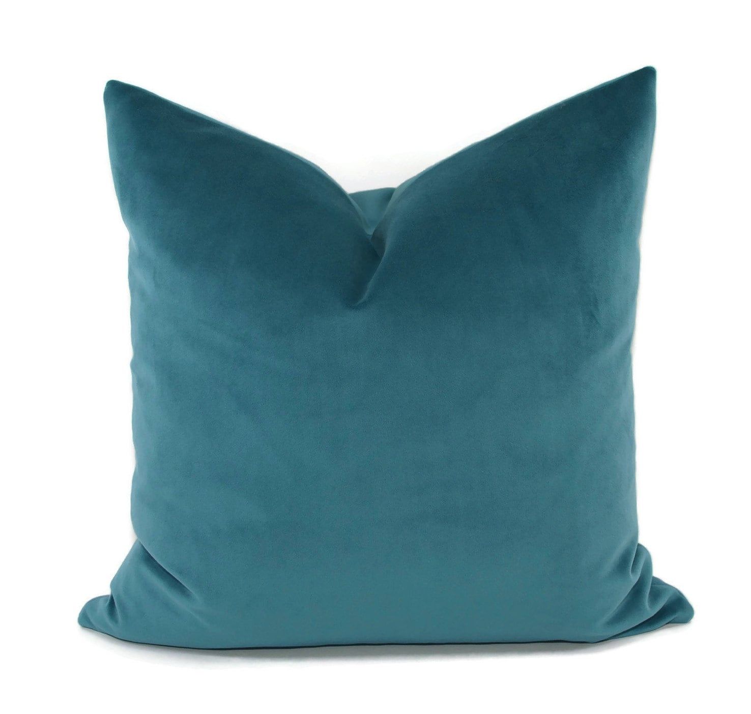 Velvet Pillow Teal Pier 1 Imports Pillows Teal Pillows