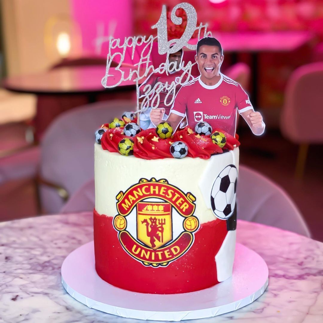 Vini Cakery Manchester United Cake For Darren Wayne