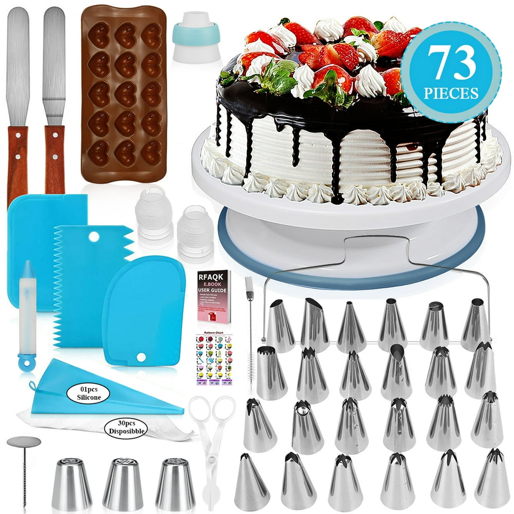 Warmhoming 38 Pieces Cake Decorating Supplies Kit With 32 Icing Tips 1