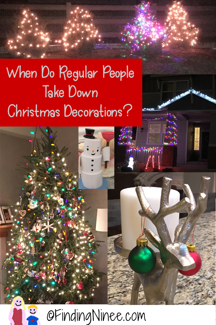 When Do Most People Take Down Christmas Decorations?