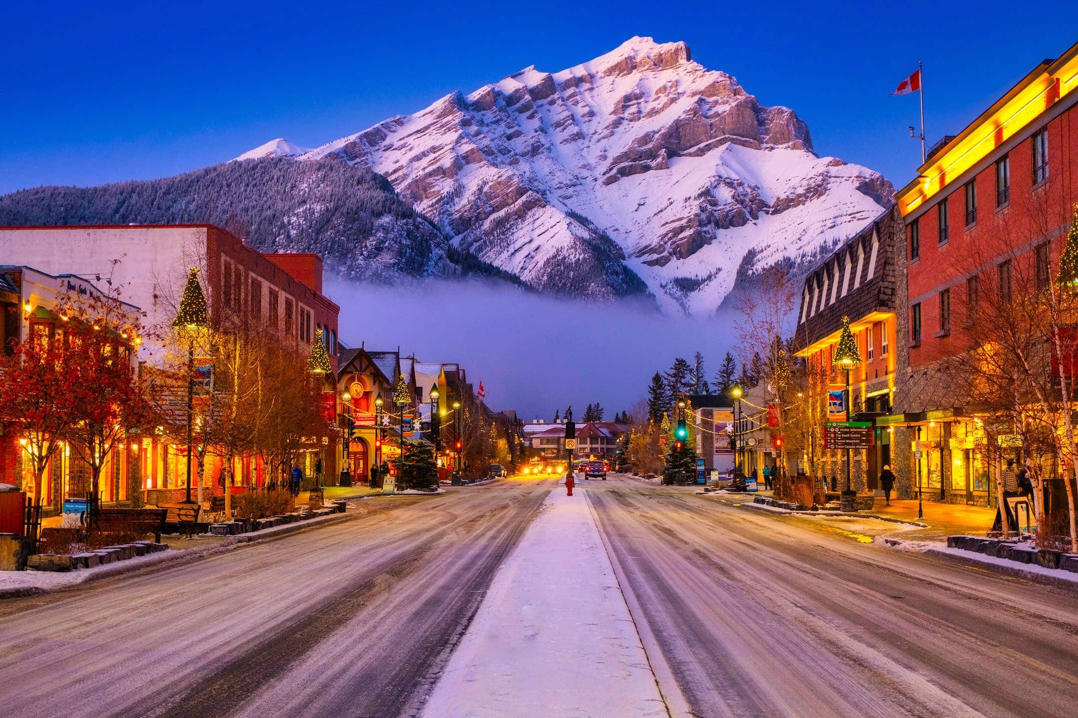 Christmas Decor in Banff: When to See It?