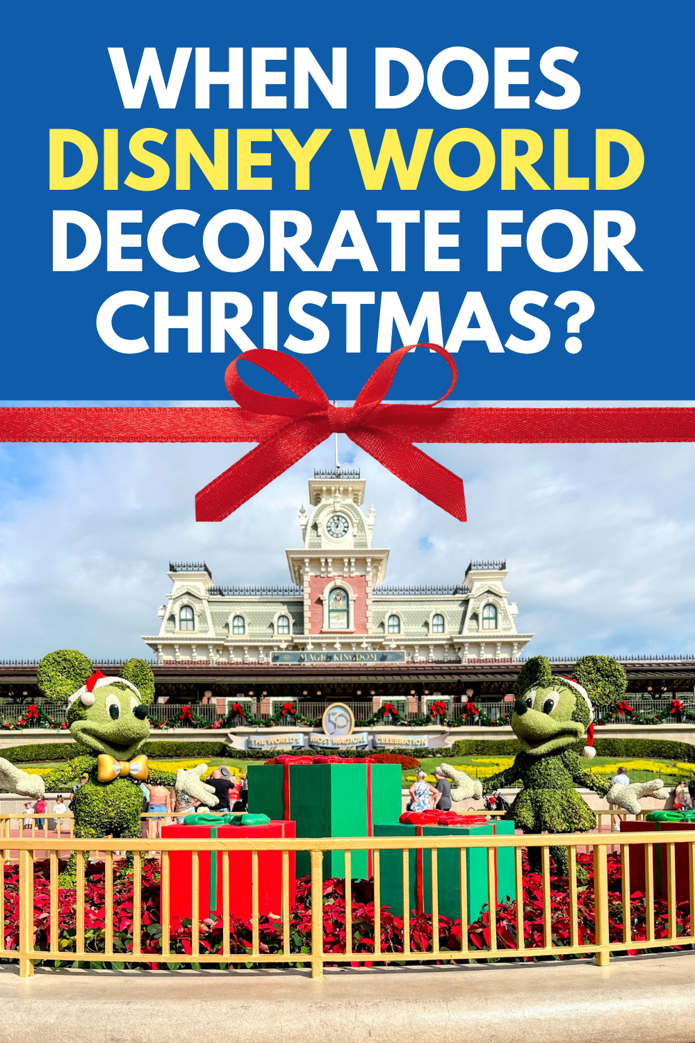 When Does Disney World Start Its Christmas Decorations?