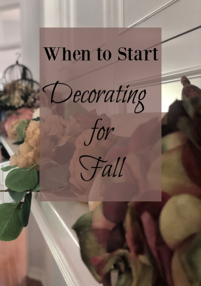 5 Fall Decorating Tips: When to Start?