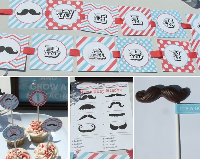 Mustache Baby Shower Decorations: Where to Buy Guide