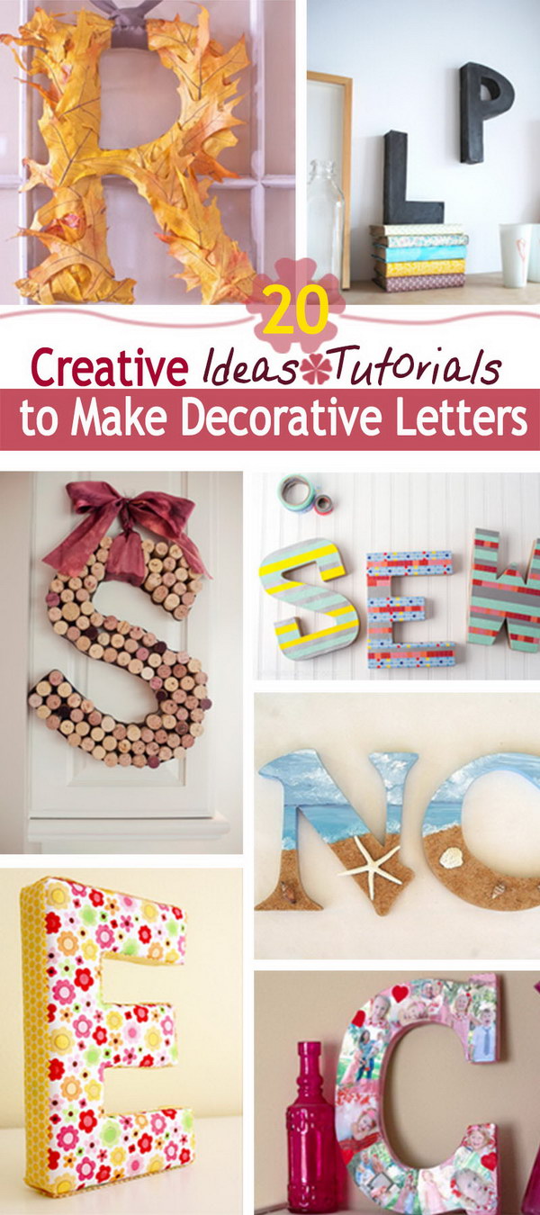 Top Stores for Decorative Letters