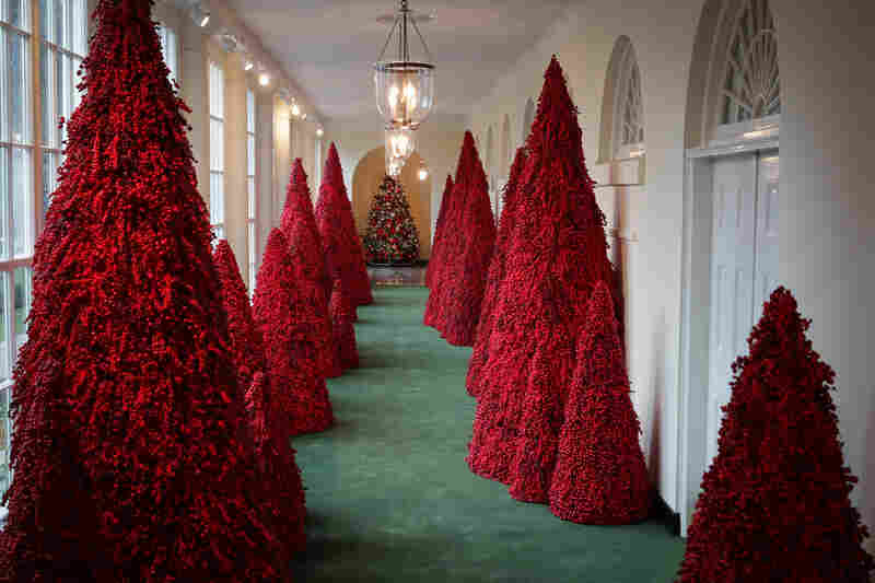 White House Decks The Halls In Military Brass Npr