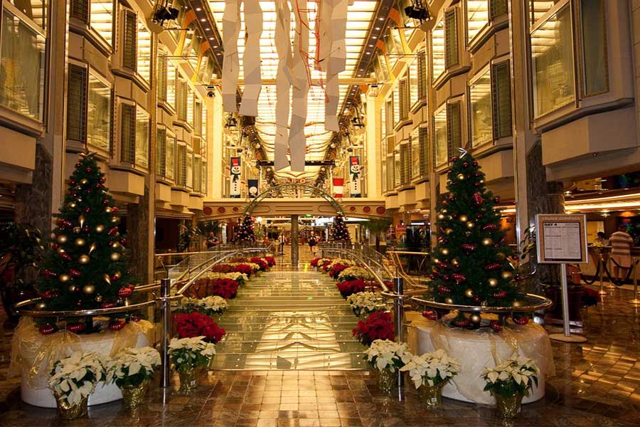 December 8 Royal Caribbean Cruise: Festive Decorations?