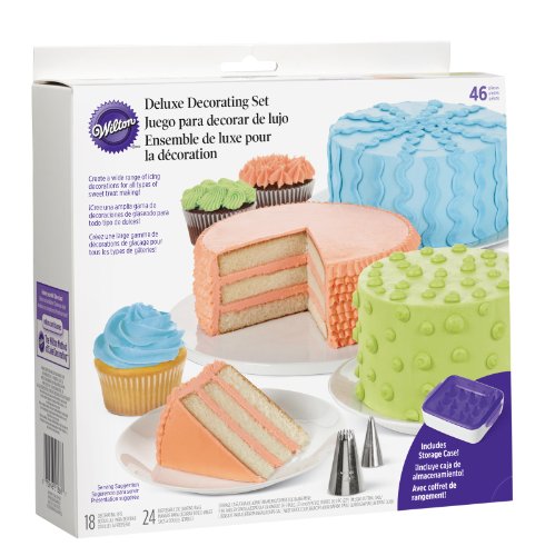 Wilton 2104 1368 46 Piece Deluxe Cake Decorating Set Wilton Cake