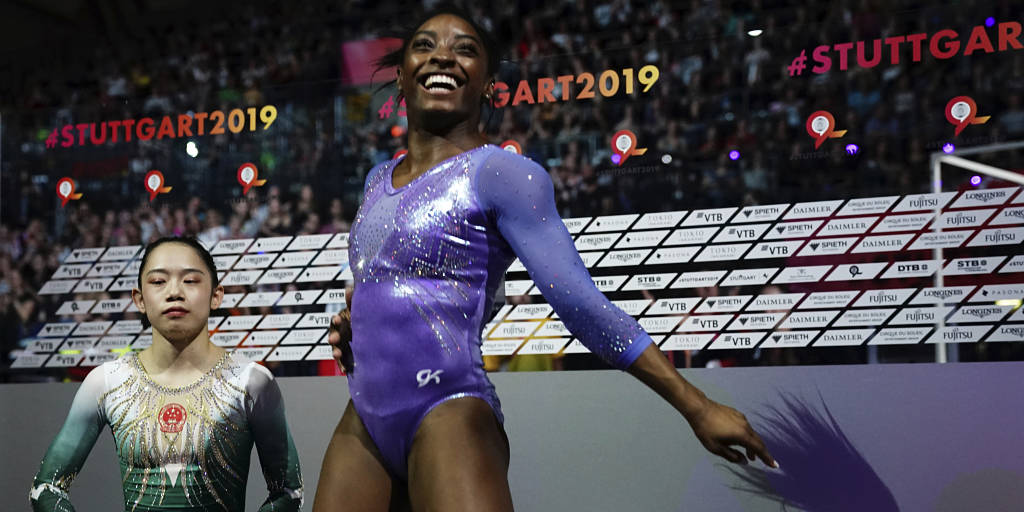 World Gymnastics Championships 2019 Simone Biles Wins Gold In Floor